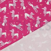 JERSEY GLITTER POODLES FUCHSIA (thumbnail) #4