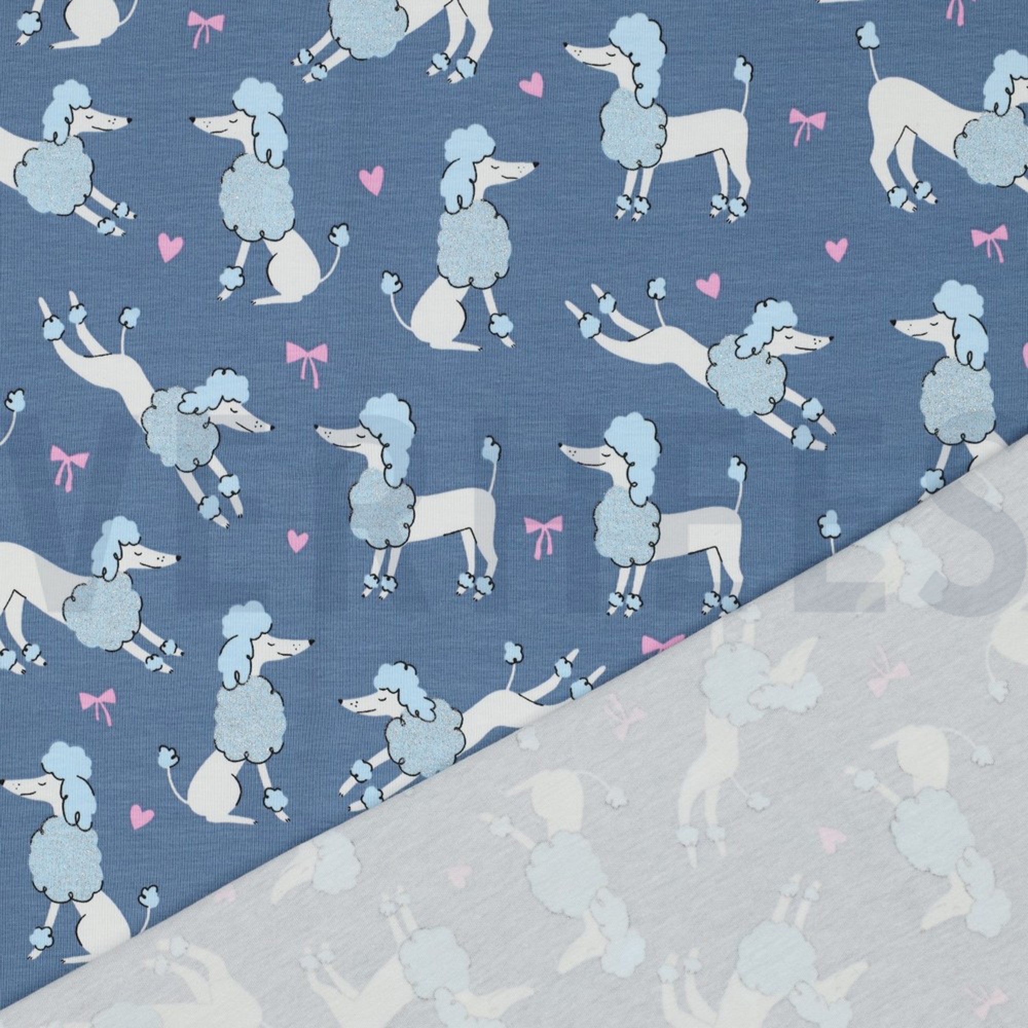 JERSEY GLITTER POEDELS JEANSBLAUW (high resolution) #4
