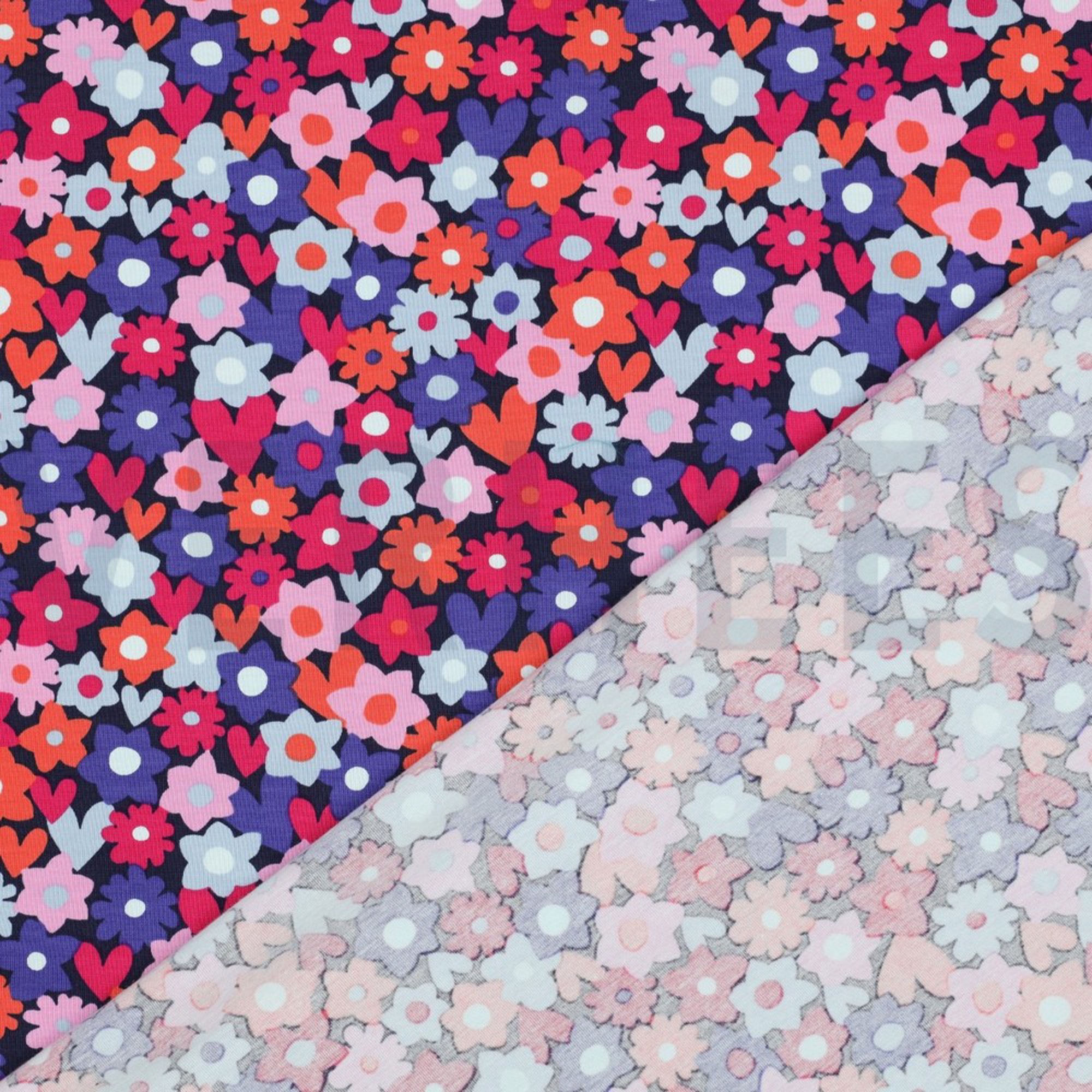 JERSEY FLEURS ROUGE VIF (high resolution) #4