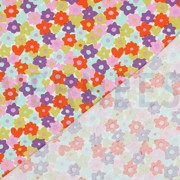 JERSEY FLEURS ROUGE/CITRON VERT (thumbnail) #4