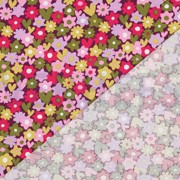 JERSEY FLEURS VERT/ROSE (thumbnail) #4
