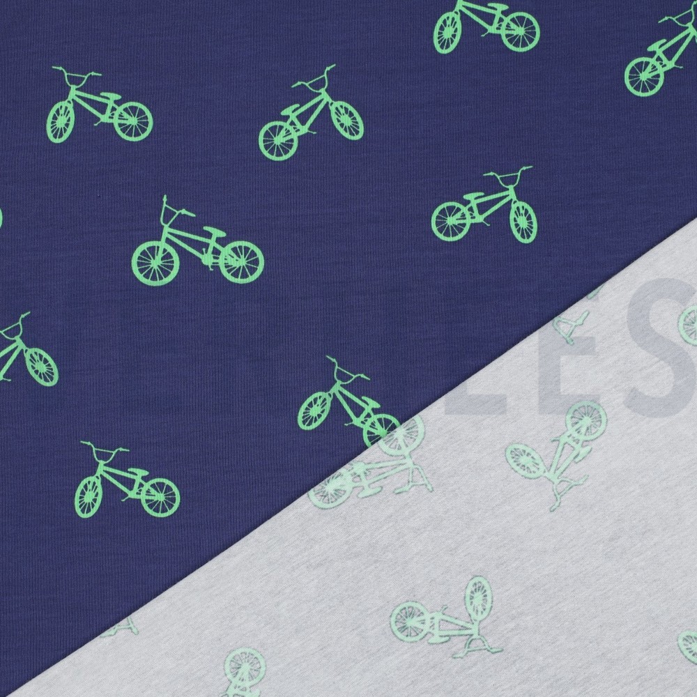 JERSEY BMX FIETSEN DONKERBLAUW #7