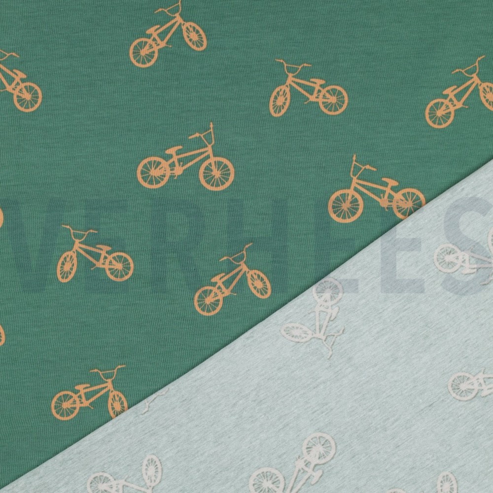 JERSEY BMX FIETSEN DONKERGROEN #7