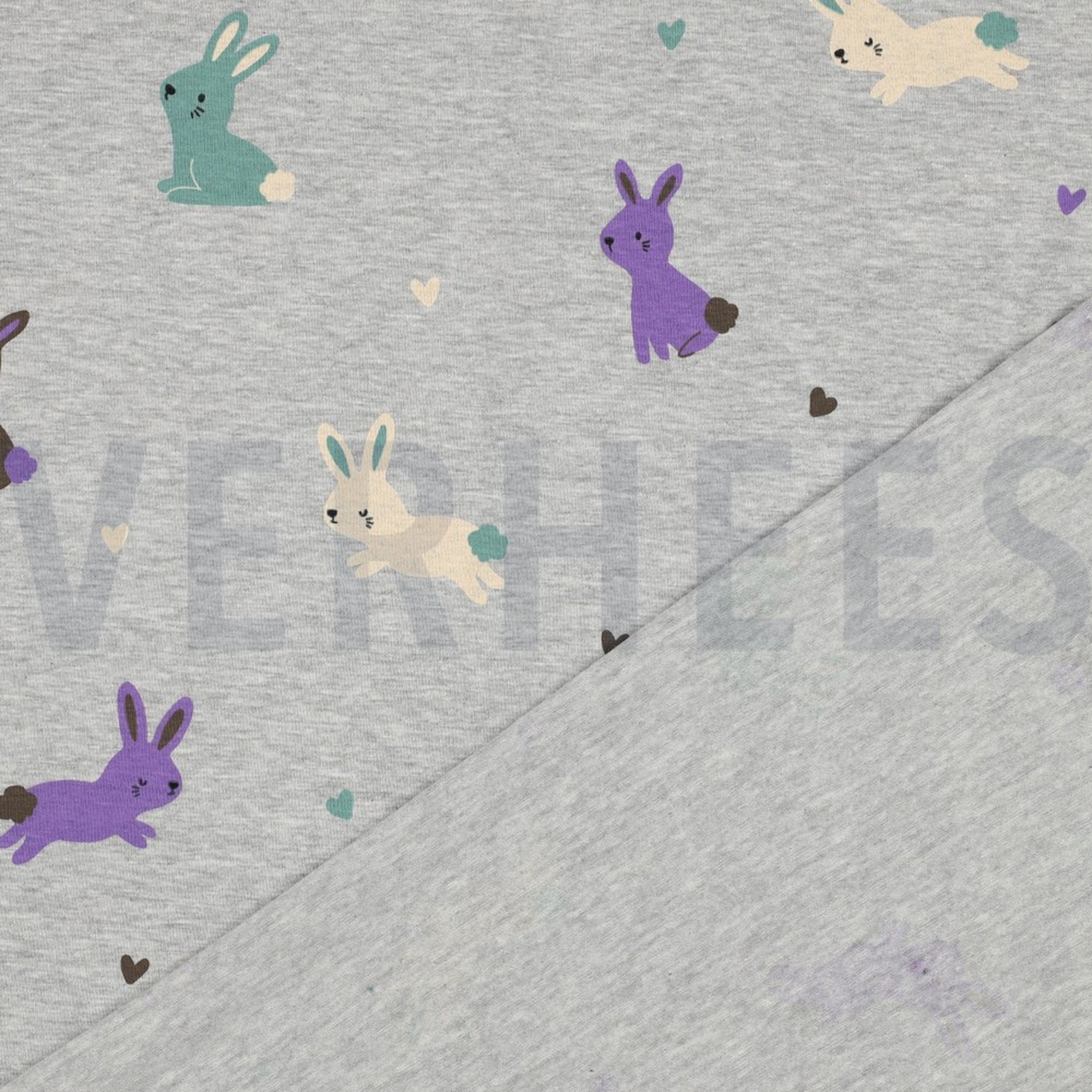 JERSEY MELANGE KONIJNEN LICHTGRIJS GEMÊLEERD (high resolution) #4