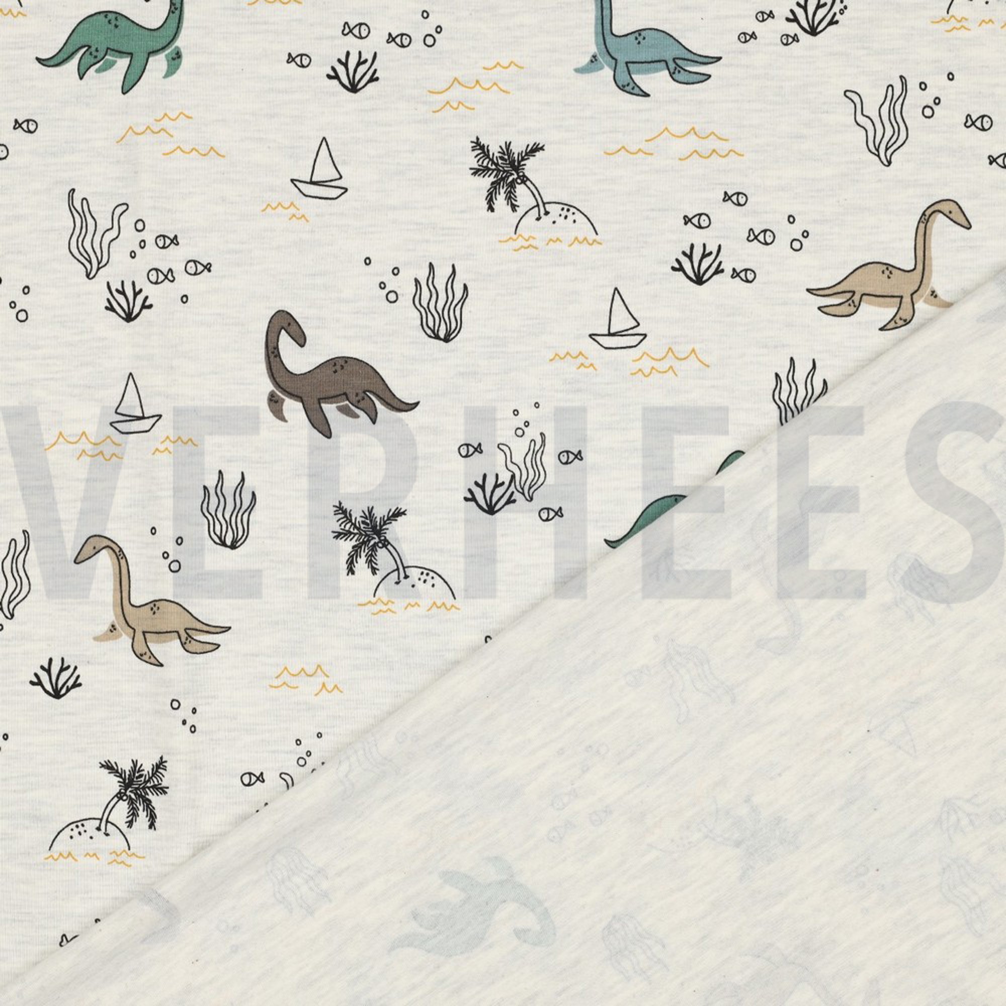 JERSEY GEMÊLEERD WATER DINOSAURUSSEN ECRU GEMÊLEERD (high resolution) #4