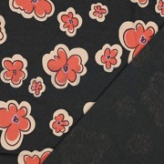 JERSEY MELANGE BLOEMEN ANTHRACIET GEMÊLEERD (thumbnail) #4