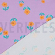 FRENCH TERRY BLOEMEN LAVENDEL (thumbnail) #4