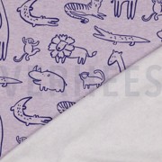 SWEAT MELANGE SAFARI DIEREN PAARS GEMÊLEERD (thumbnail) #4