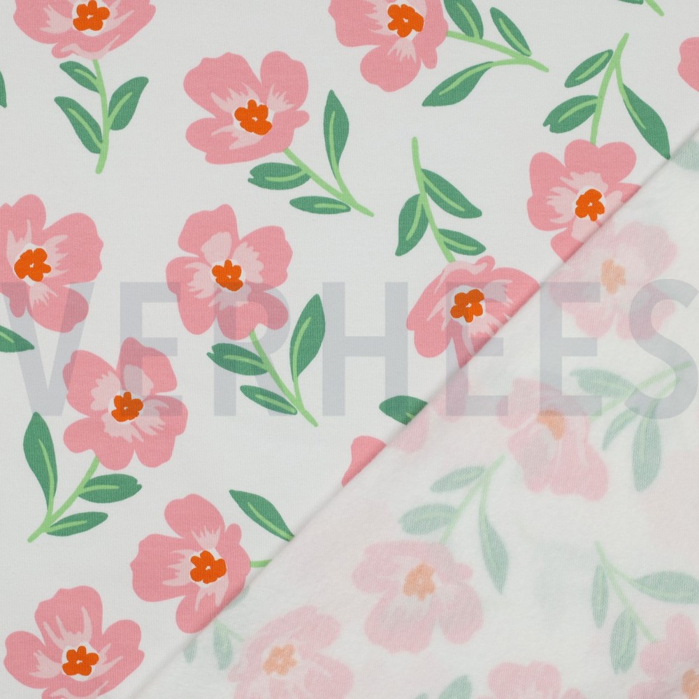 SOFT SWEAT BLOEMEN ECRU #7