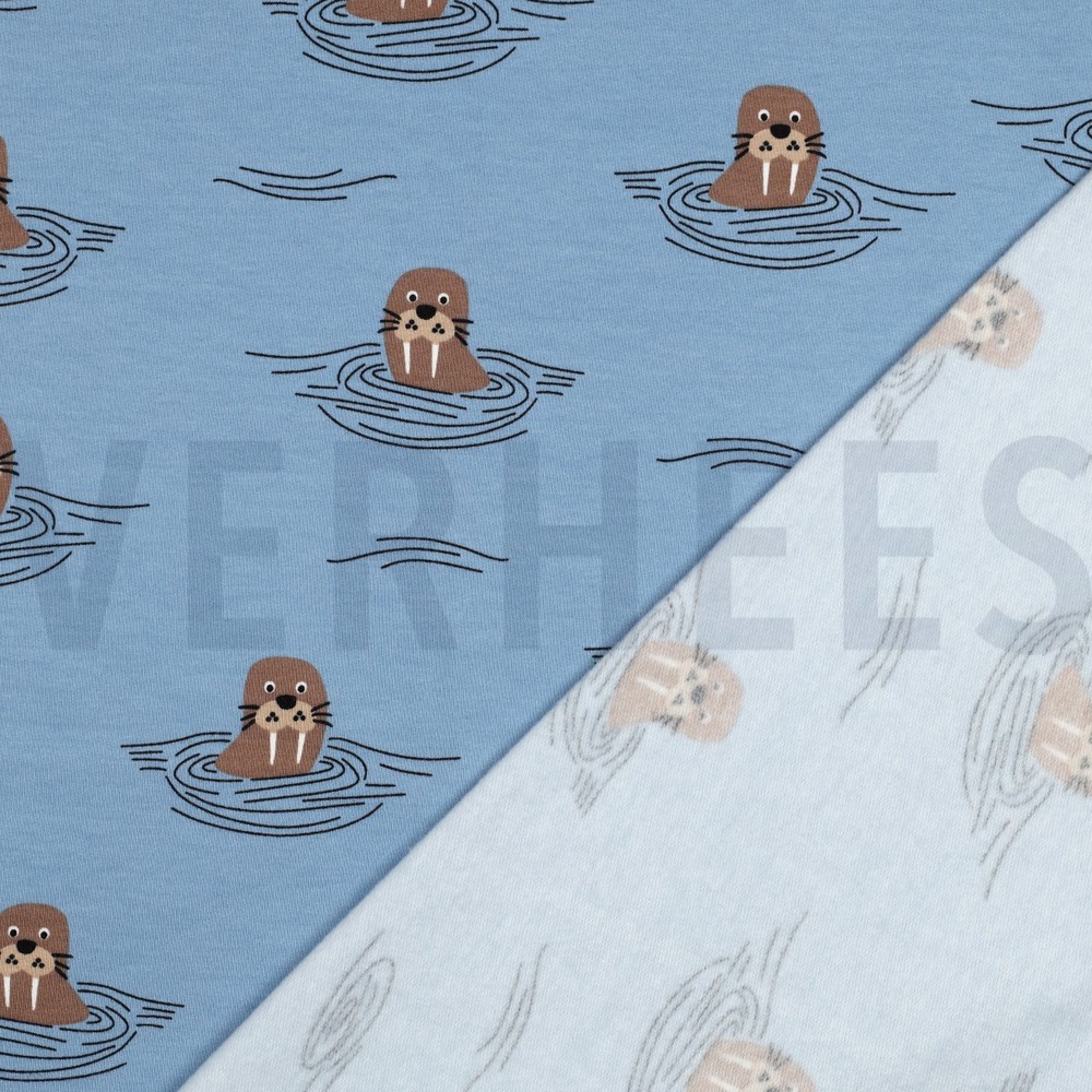 SOFT SWEAT WALRUSSEN JEANSBLAUW #7