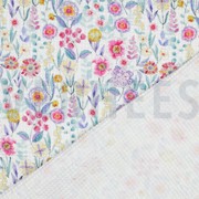 WAFFELPIQUÉ DIGITAL BLUMEN WEISS (thumbnail) #4