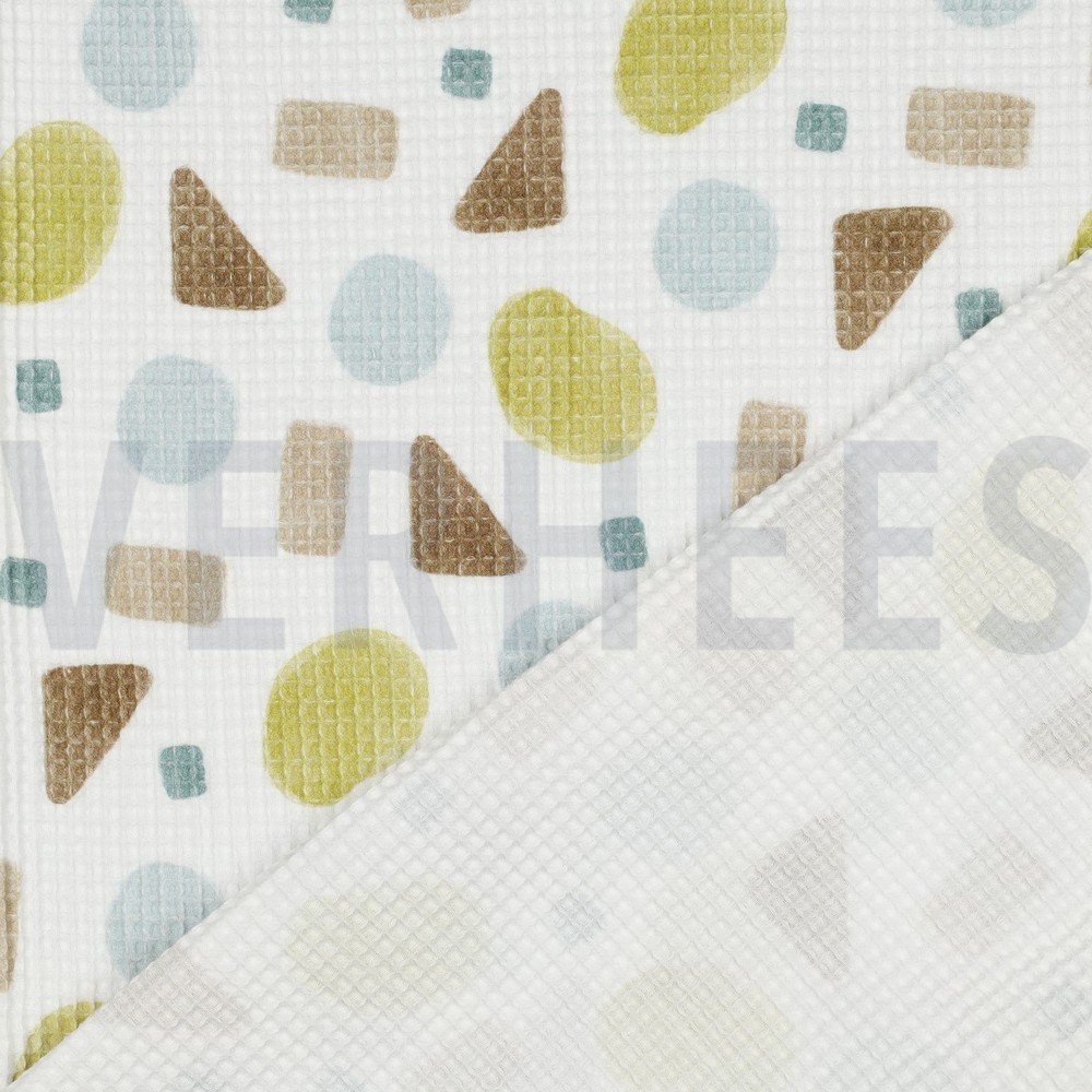 WAFFLE DIGITAL SHAPES YELLOW #7