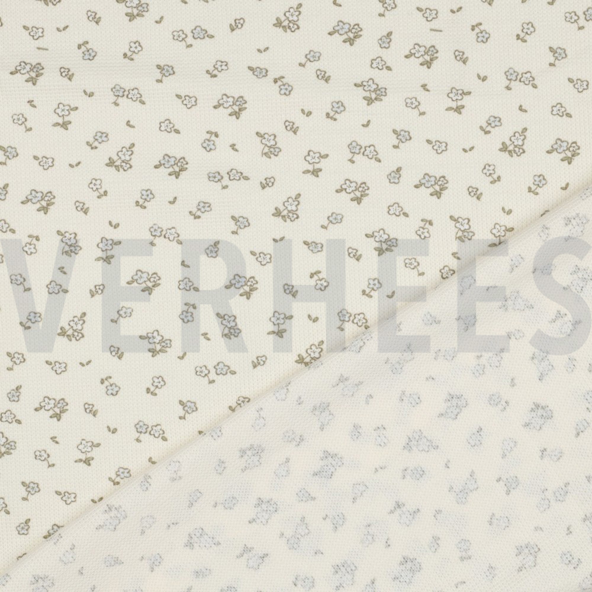 WAFFLE JERSEY FLOWERS ECRU (high resolution) #4