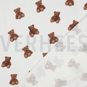 JERSEY GOTS DIGITAL TEDDY BEARS ECRU (thumbnail) #4