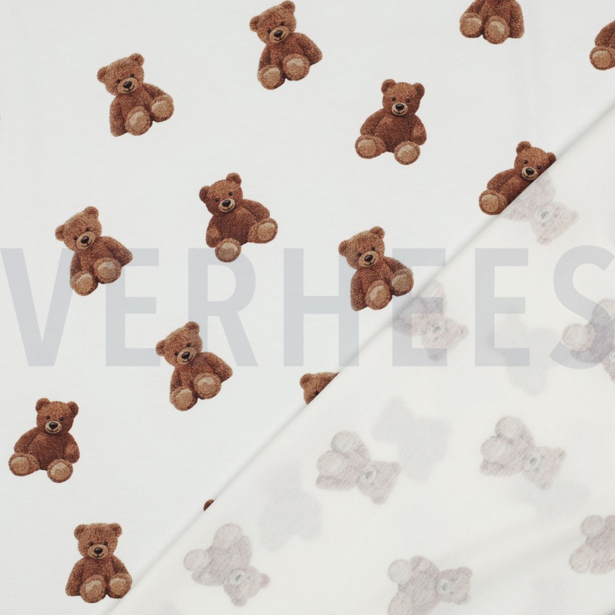 JERSEY GOTS DIGITAL TEDDY BEARS ECRU (high resolution) #4