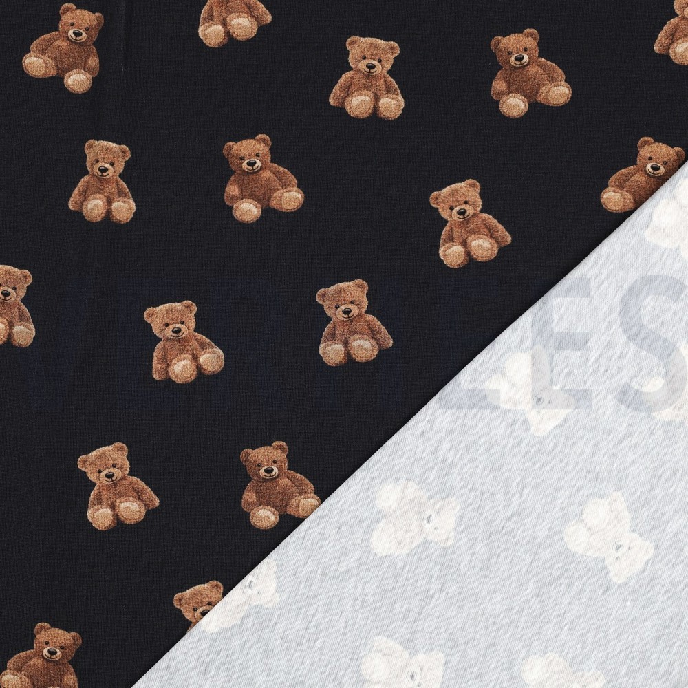 JERSEY GOTS DIGITAL TEDDY BEARS NAVY #7