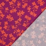 VISKOSE ROSELLA STRETCH BLUMEN FUCHSIA (thumbnail) #4