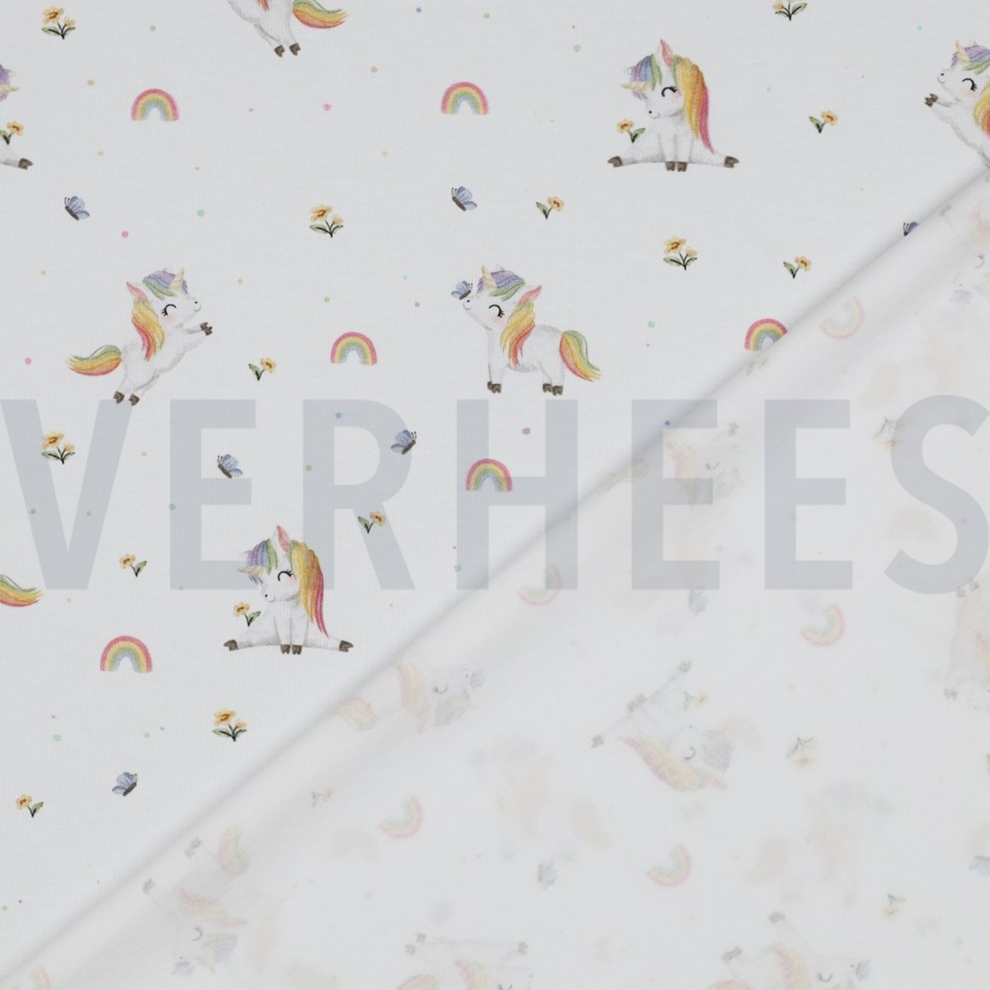 JERSEY GOTS DIGITAL UNICORNS WHITE (high resolution) #4