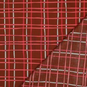 KATOENEN POPLIN BLOEMEN & RUITEN KARAMEL (thumbnail) #4