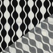 LENZING™ ECOVERO™ ABSTRACT SCHWARZ/ECRU (thumbnail) #4