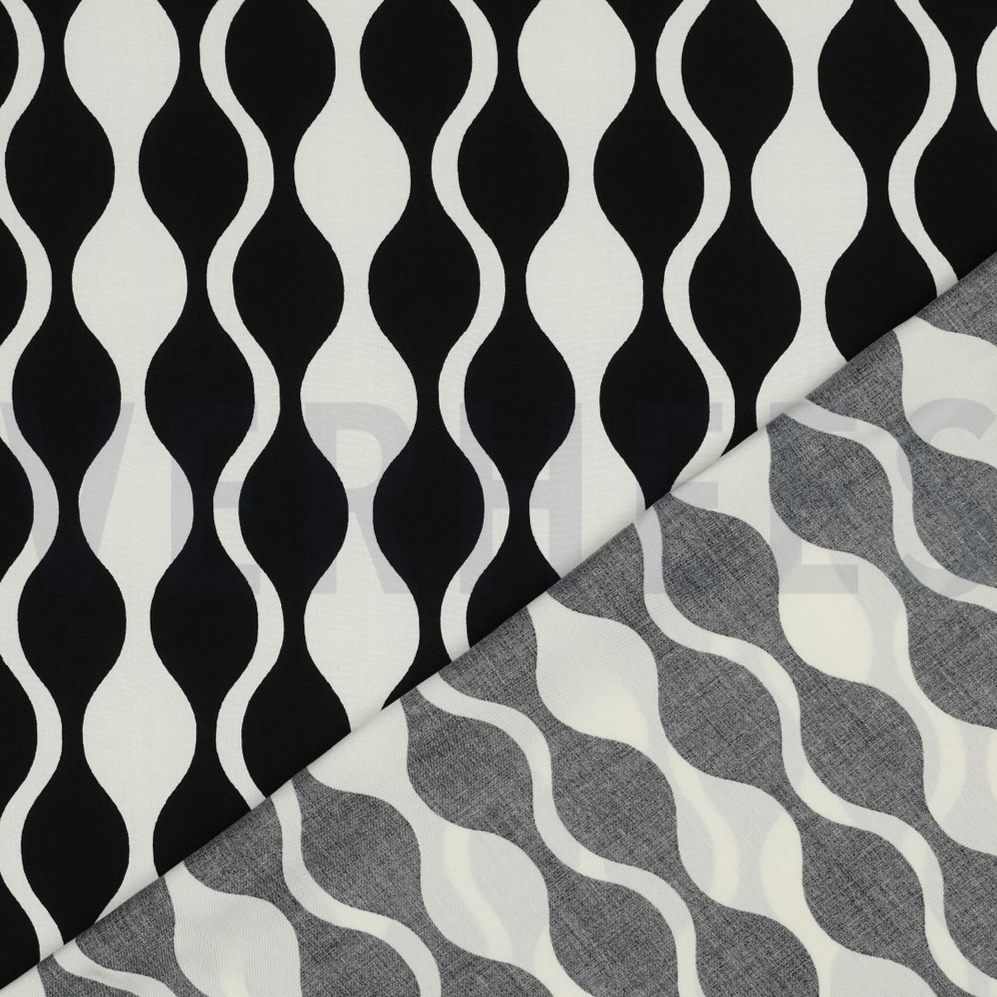 LENZING™ ECOVERO™ ABSTRACT SCHWARZ/ECRU (high resolution) #4