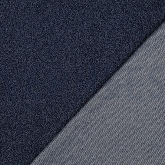 TEDDYSTOFF KUNSTPELZ JEANSBLAU #7