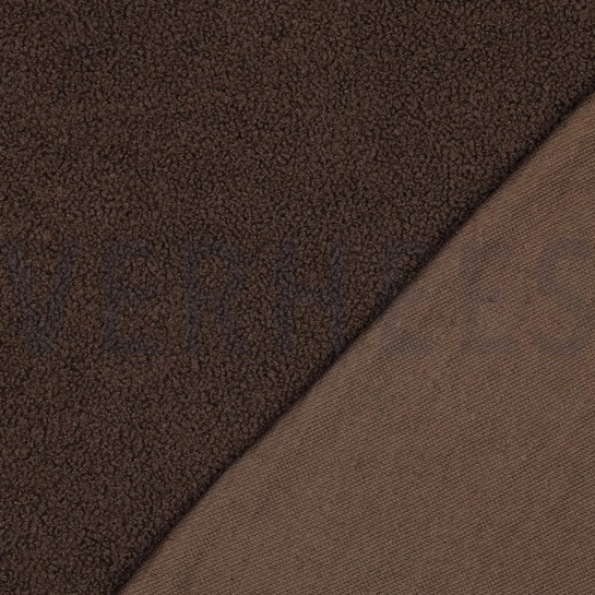TEDDYSTOFF KUNSTPELZ DUNKELBRAUN #7
