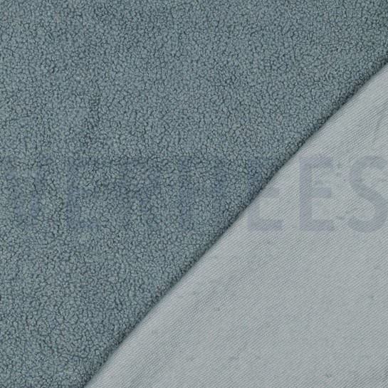 TEDDYSTOFF KUNSTPELZ HELLBLAU #7