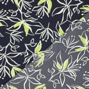 MAGNOLIA STRETCH FLOWERS NAVY (thumbnail) #4