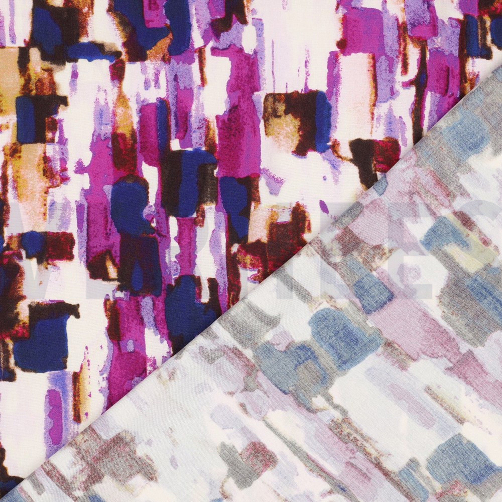 VISKOSE RADIANCE DIGITAL ABSTRAKT LILA/VIOLETT (high resolution) #4