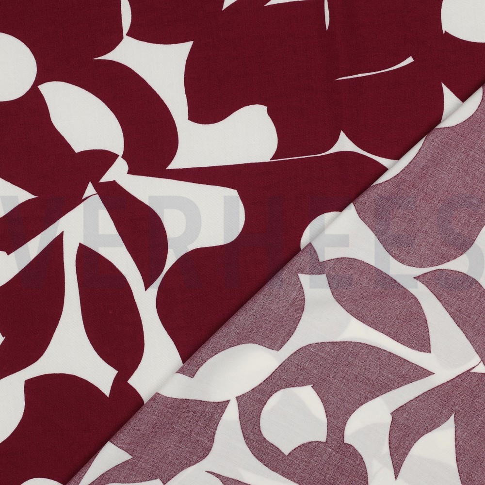 VISCOSE RADIANCE ABSTRAIT BORDEAUX #7