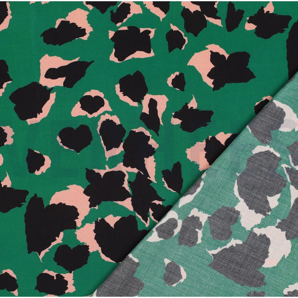 VISCOSE RADIANCE PEAU D’ANIMAL VERT #7
