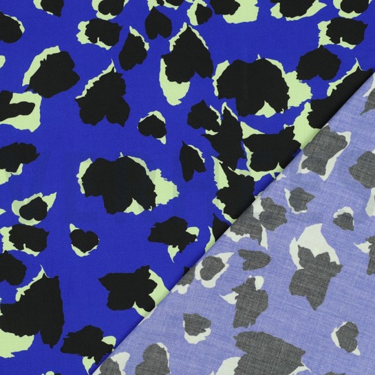 VISKOSE RADIANCE TIERHAUT KOBALTBLAU #7