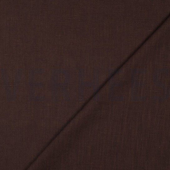 LINNEN GEWASSEN 230 GM2 DONKERBRUIN #7