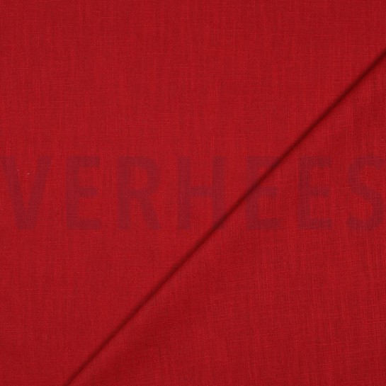 LEINEN GEWASCHEN 230 GM2 DUNKELROT #7