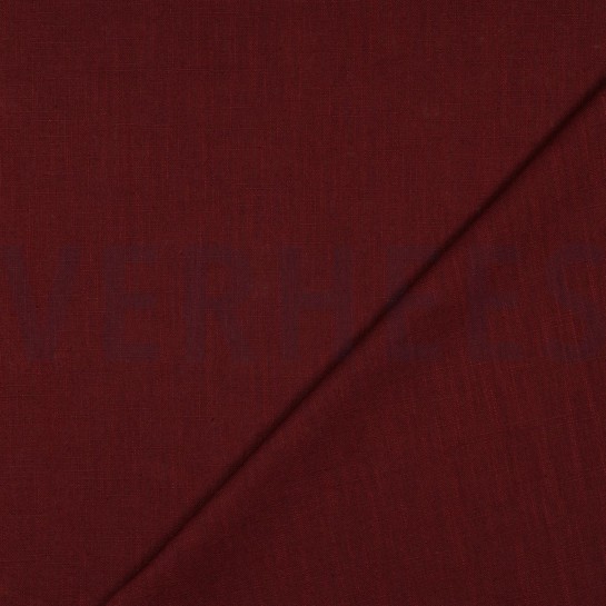 LINNEN GEWASSEN 230 GM2 BORDEAUXROOD #7
