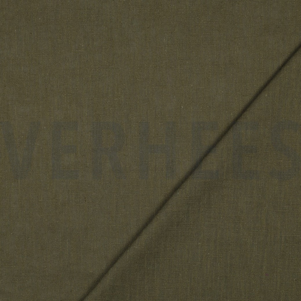 LINEN WASHED 230 gm2 MOSS GREEN #7