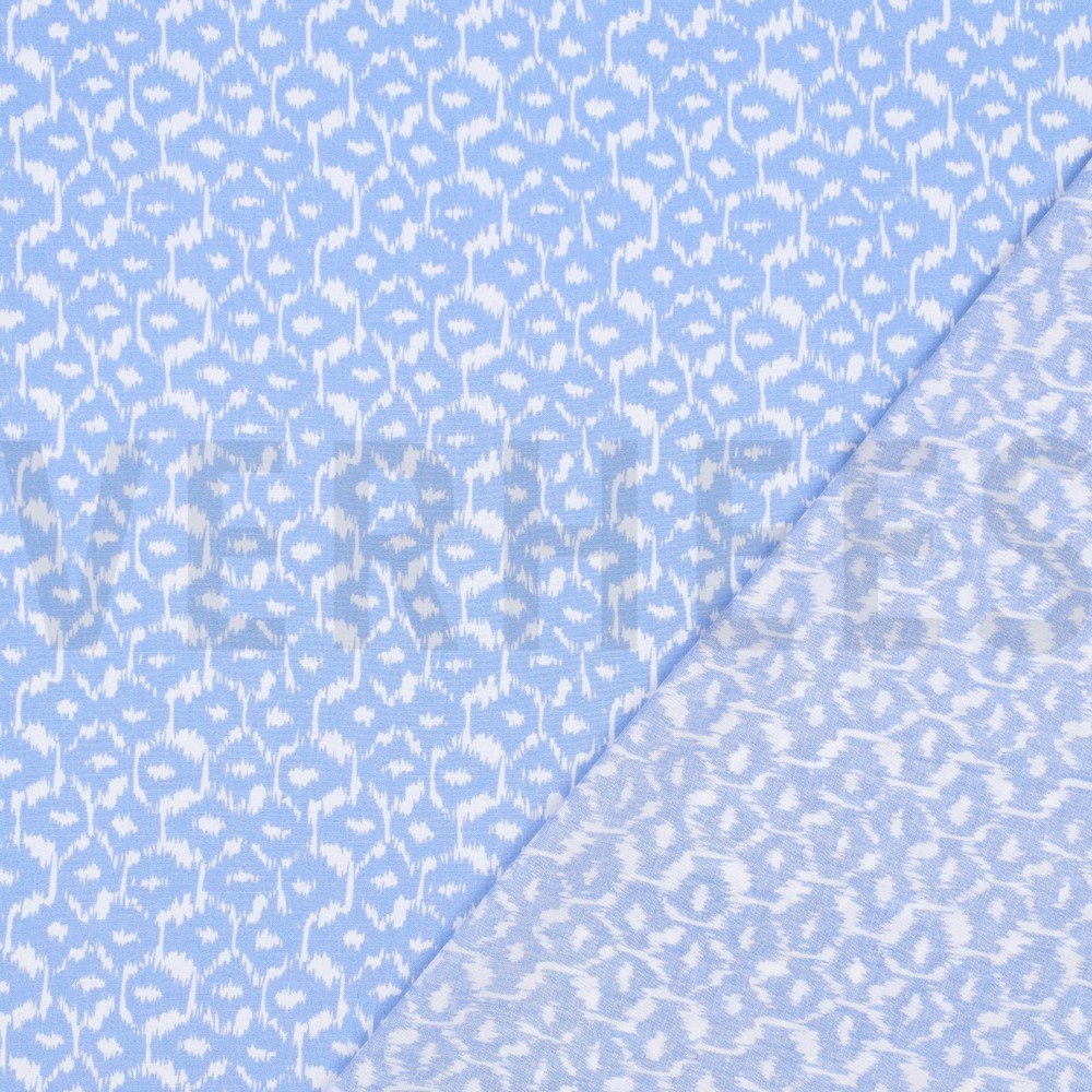 VISKOSE RADIANCE ABSTRAKT BLAU #7