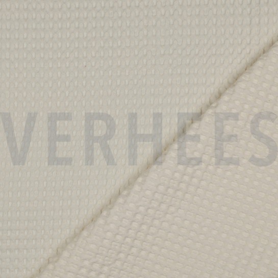 COTON NID D'ABEILLE GRAND ÉCRU #7