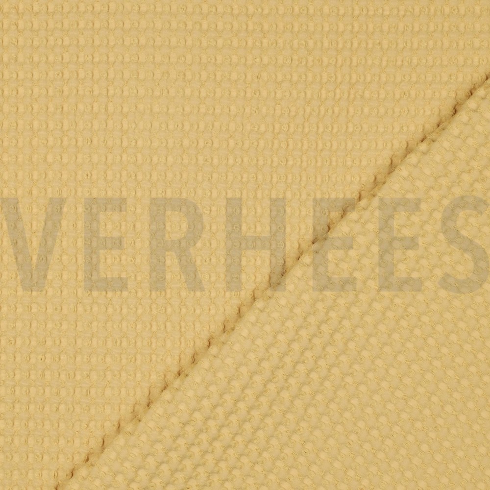 COTTON WAFFLE BIG SOFT YELLOW #7