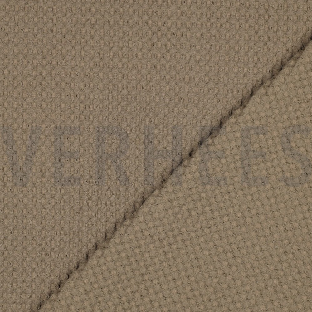 COTTON WAFFLE BIG TAUPE #7
