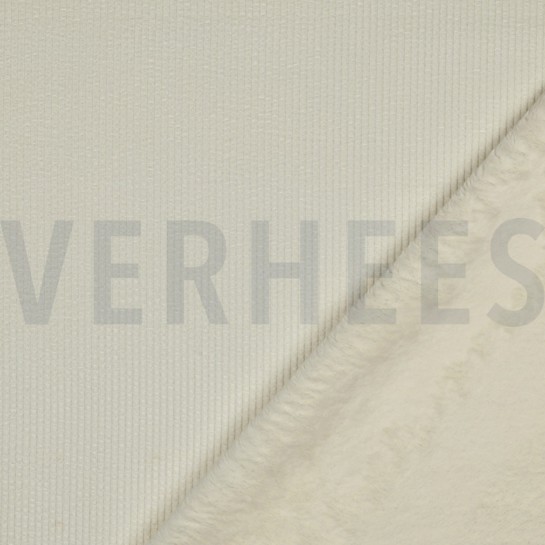 KUNSTPELZ CORD ECRU #7