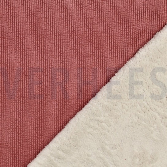 FAUX FUR CORDUROY BLUSH #7