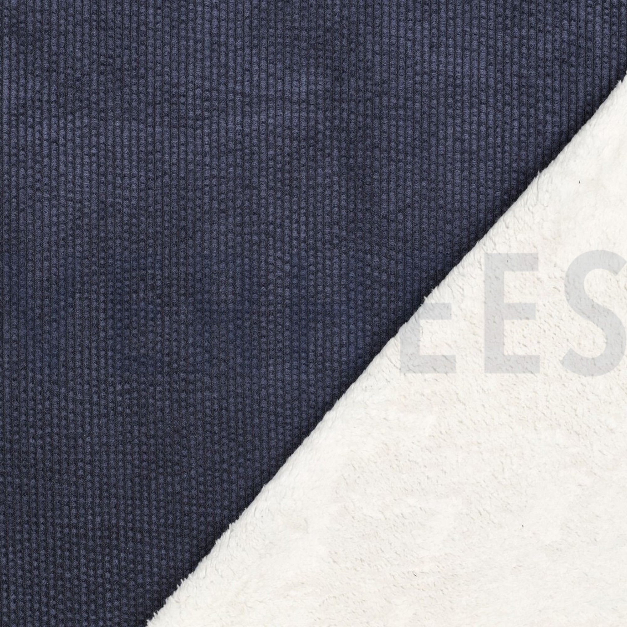 KUNSTPELZ CORD MARINEBLAU (high resolution) #4
