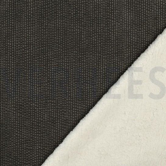 IMITATIEBONT CORDUROY MOSGROEN #7