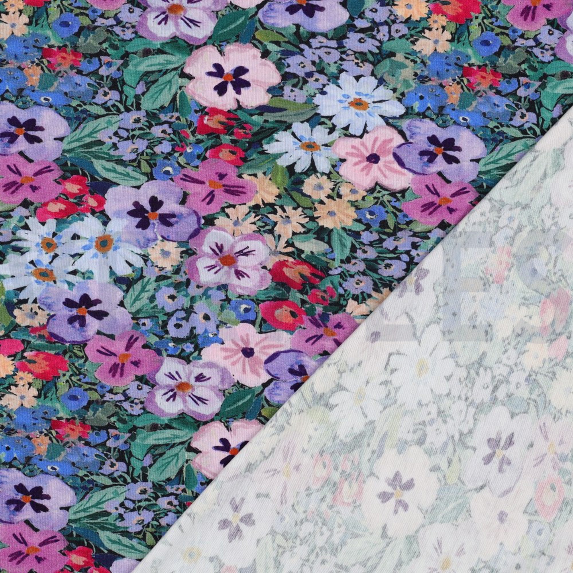 VISCOSE JERSEY DIGITAAL BLOEMEN MARINEBLAUW (high resolution) #4