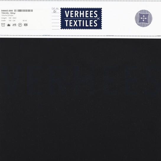 TRAVEL 190/gm2 SCHWARZ #7