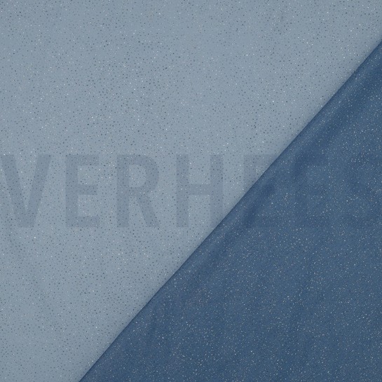 ROYAL TÜLL GLITZER JEANS/SILBER #7