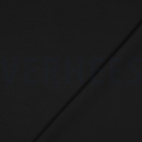 COTTON INTERLOCK JERSEY BLACK #7