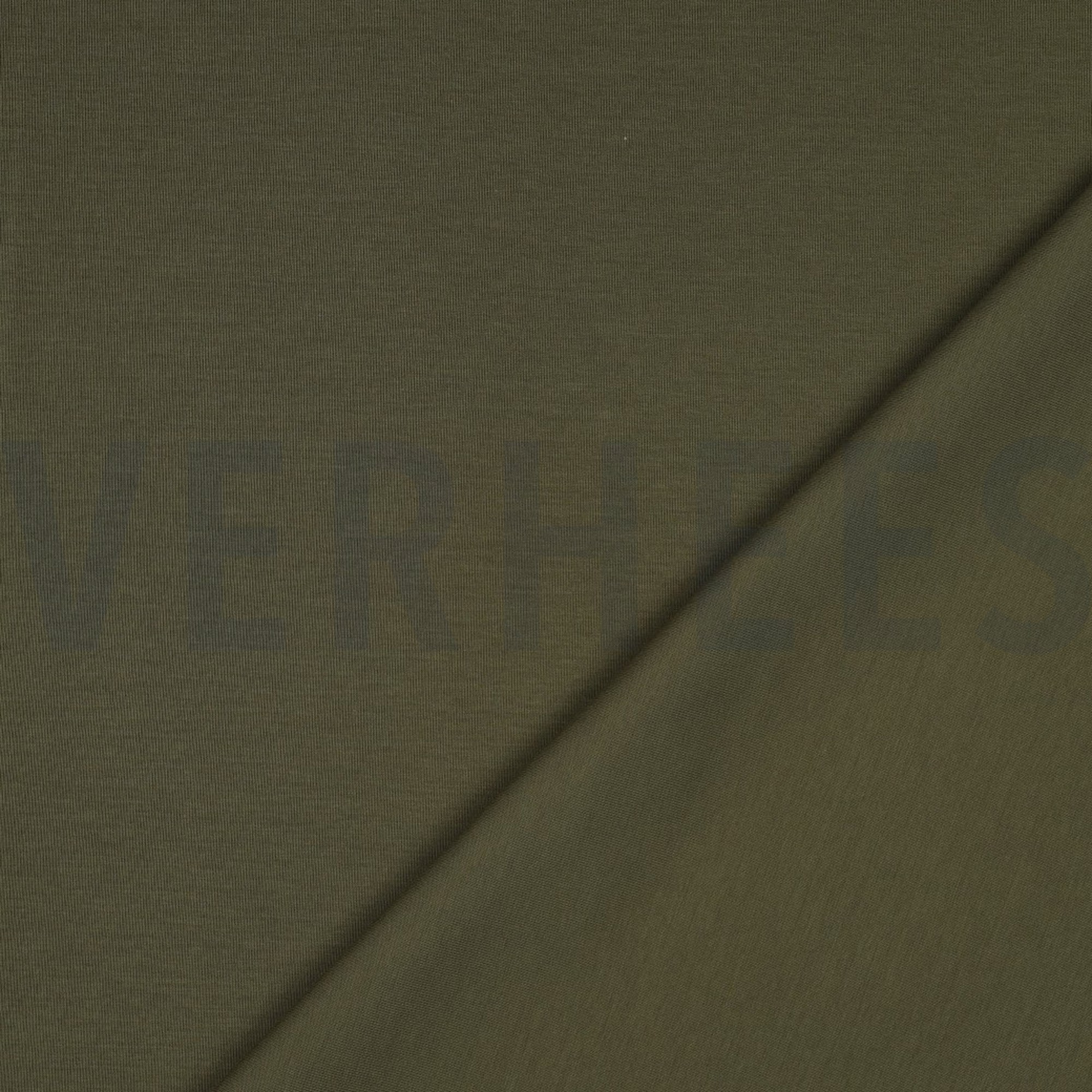 BAUMWOLLE INTERLOCK JERSEY ARMEEGRÜN (high resolution) #4